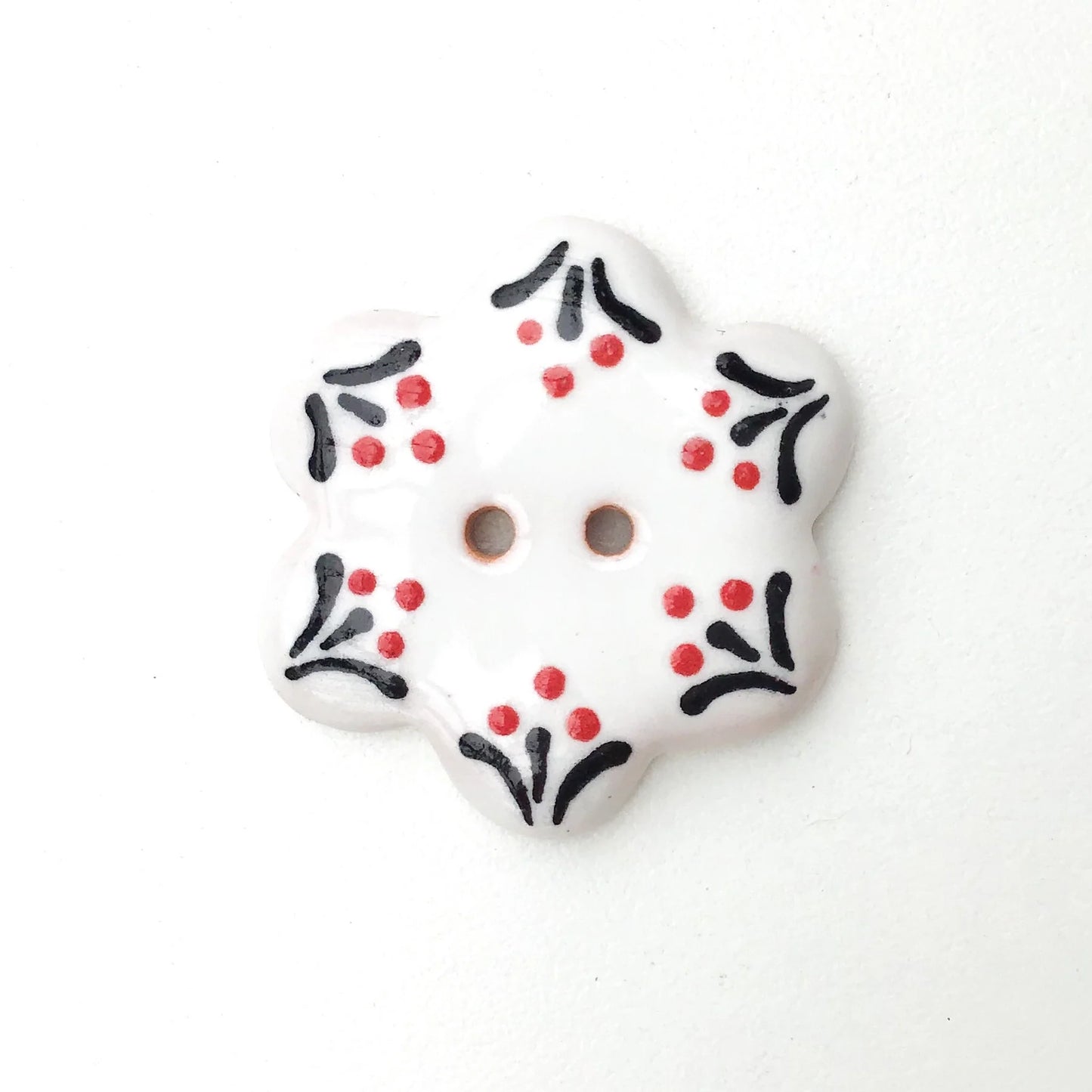 Hand Painted Clay or Porcelain Buttons