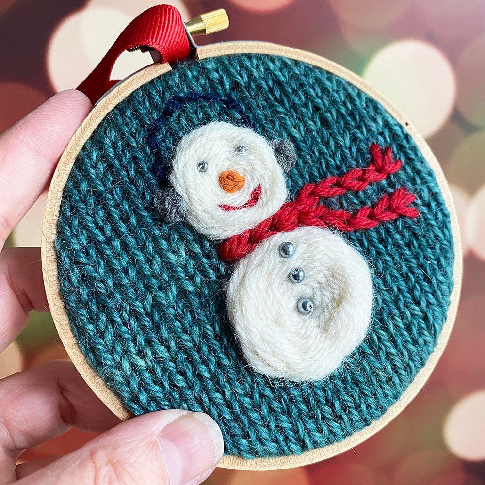 Workshop: Embroidered Knit Ornaments with Beads