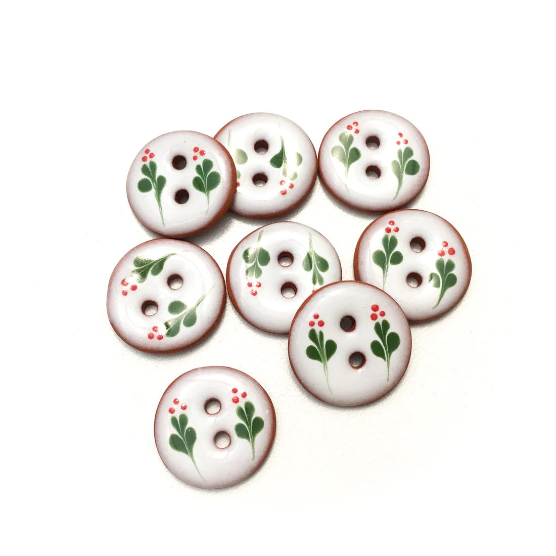 Hand Painted Clay or Porcelain Buttons