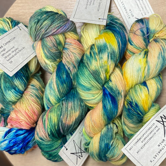 Hand Dyed Merino Yarn (NY)/DK