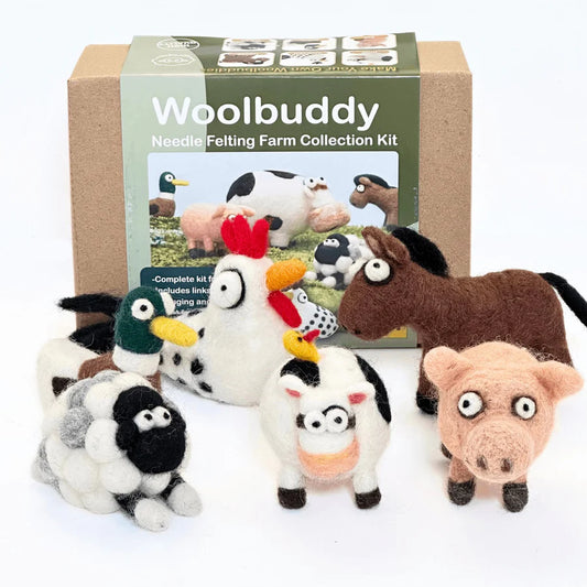 Needle Felting Starter Kits from Woolbuddy