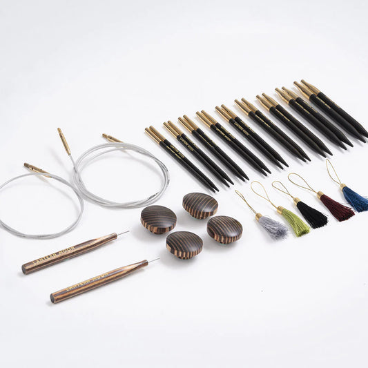 Ancestry - Ebony Interchangeable 4" Needle Set -