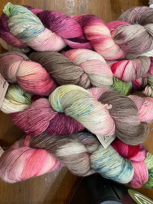 Hand Dyed Fine Organic Merino Wool GOTS (NY)-Fingering