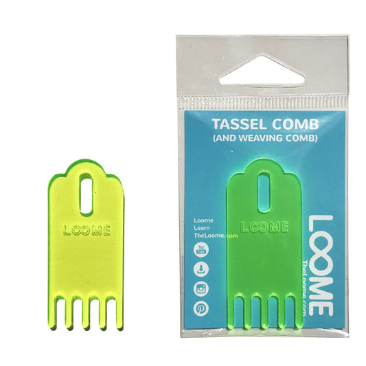 2-IN-1 TOOL: TASSEL & WEAVING COMB (RECTANGLE)