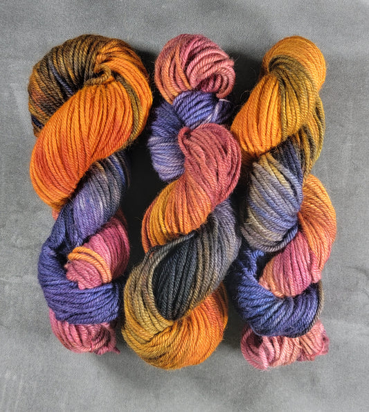 Hand Dyed Peruvian Highland Wool-Superfine Alpaca Yarn (NY)/Bulky