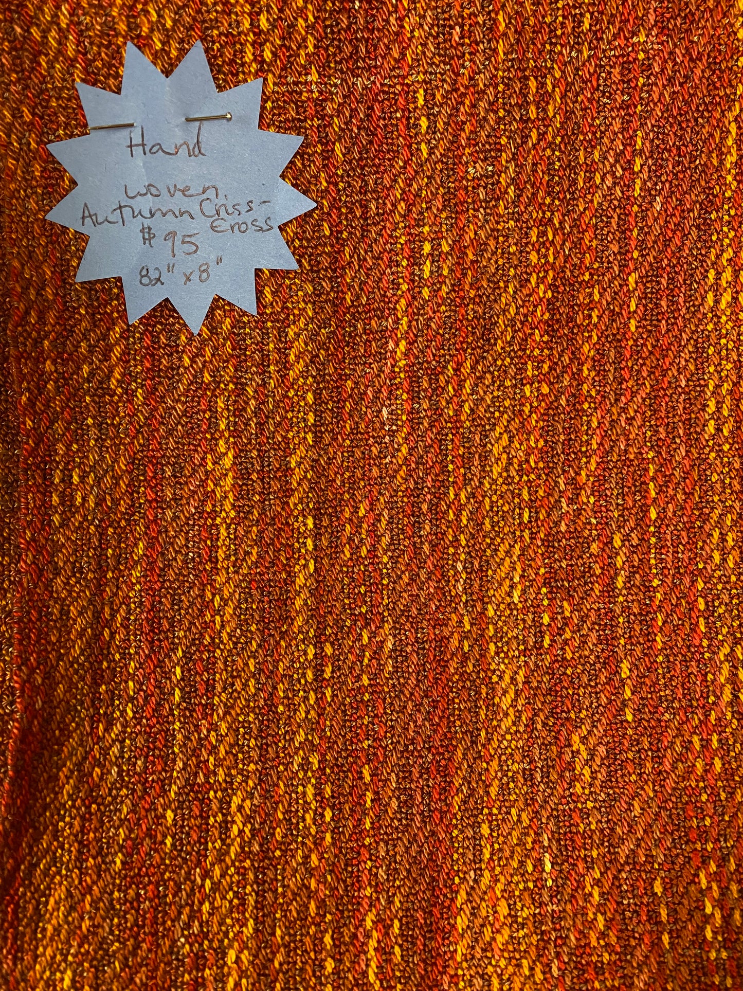 Hand Woven Scarf from FLX Yarns