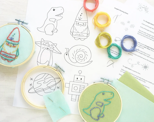 Kid Stitch Beginner Hand Embroidery Kit