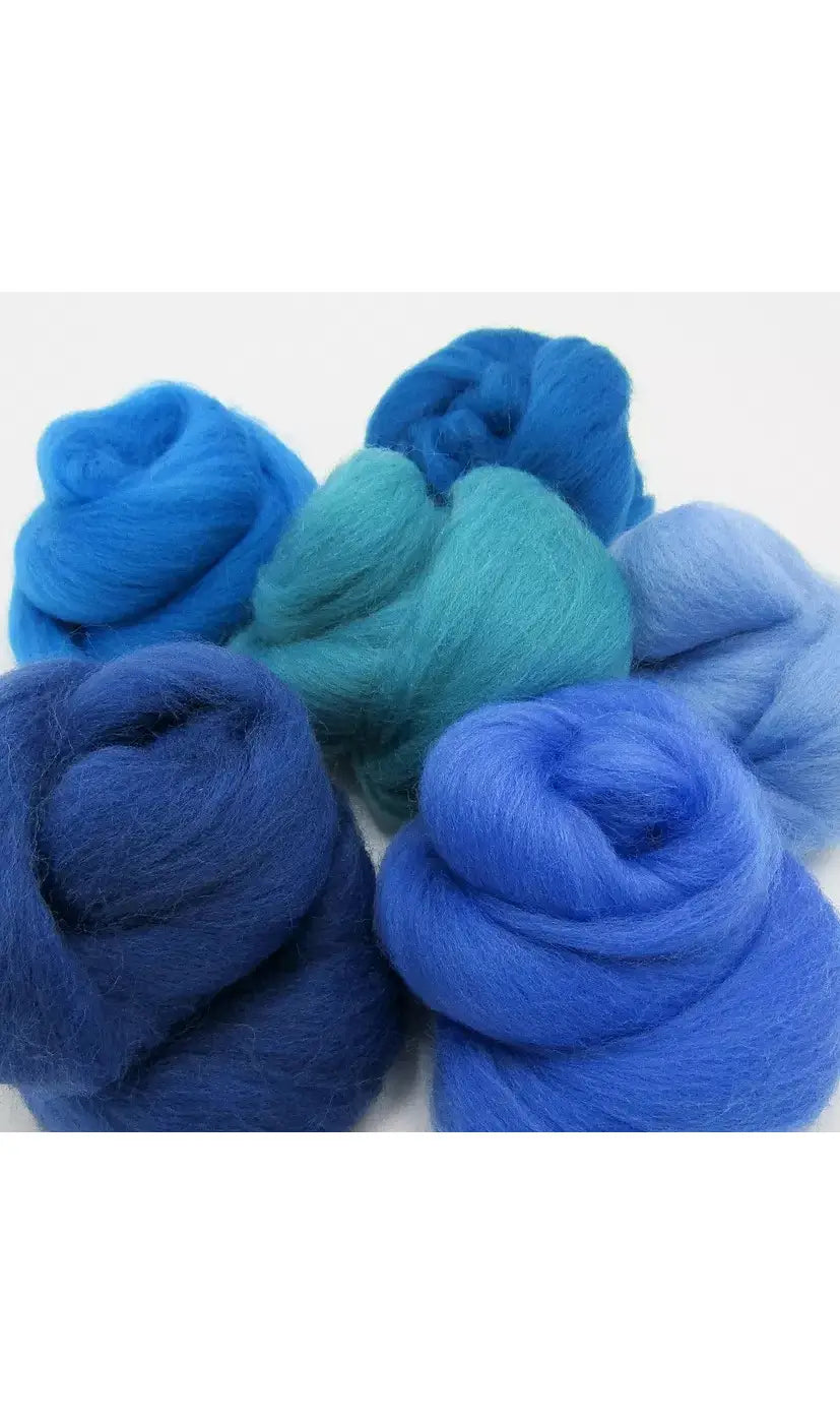 Dyed Merino Wool Roving Bundles